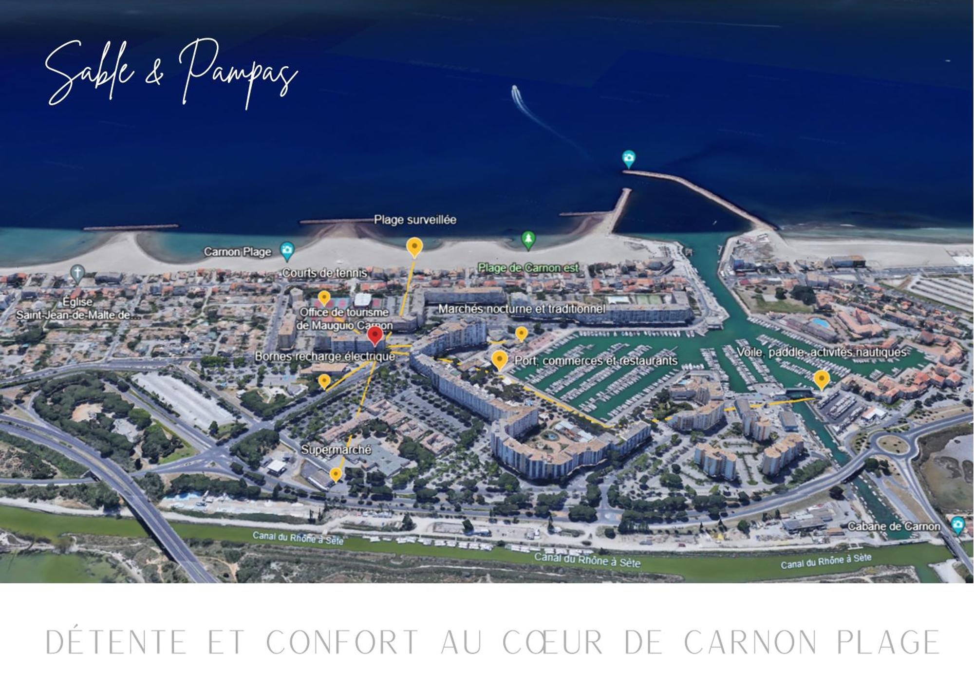 Appartement Sable & Pampas - Meuble De Tourisme 5 Etoiles à Carnon-Plage Extérieur photo